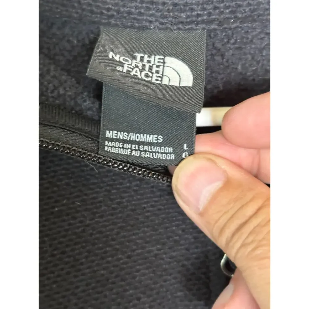The North Face Men’s Quarter‑Zip Fleece Pullover Size L